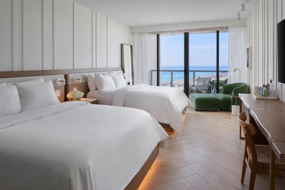 Studio Suite, 2 Queen, Ocean View, Balcony